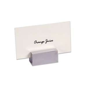  Stainless Steel Menu / Place Card Holder (C7982) Beauty