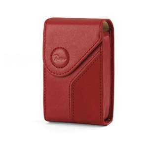  Lowepro Napoli 10 Red Leather Digital Camera Case Pouch 
