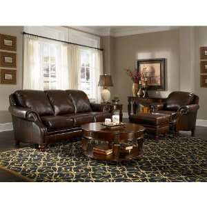  Newland Collection Leather Sofa   Broyhill L401 3Q: Home 