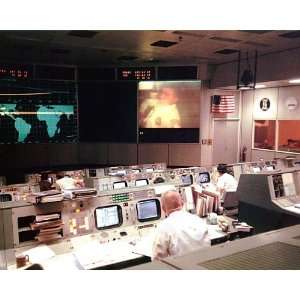  Mission Control Apollo 13 TV Transmission 8x10 Silver 