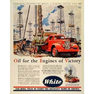   World War II Victory Petroleum Industry   Original Print Ad Home
