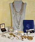 Large 34 Piece Mixed Lot Jewelry Necklaces, Braclets, Ring, Crystal 