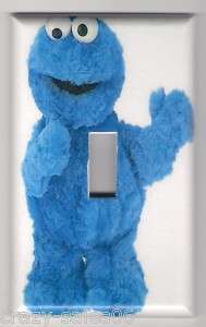 Cookie Monster Decorative Light switch Plate cover  