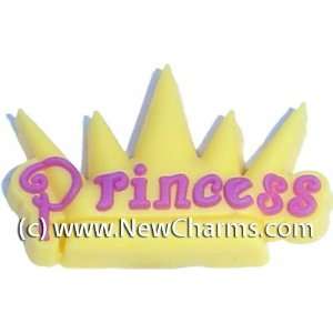  Princess Crown Shoe Snap Charm Jibbitz Croc Style Jewelry