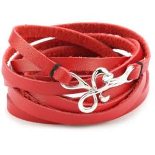 Love Peace And Hope True Blood Jewelry Collection Red Leather Wrap 