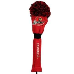   Louisville Cardinals Red Pompom Golf Club Headcover
