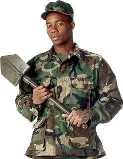   Camouflage BDU Military Tactical Camo Army Uniform Shirt  