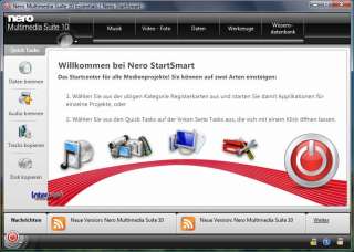 Nero Multimedia Suite 10 Essentials Suite 2   Enthaltene Applikationen 