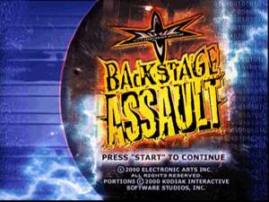 WCW Backstage Assault Nintendo 64 N64 Game Wrestling 014633142143 