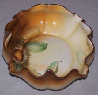 Antique Nippon Nut Bowl Hand Painted Nice  