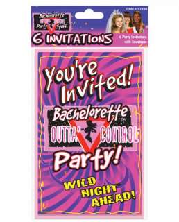 Bachelorette party invitation outta control  