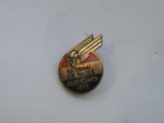VINTAGE 1935 CLEVELAND OH NATIONAL AIR RACES PIN PINBACK METAL 