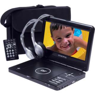 Audiovox D1998 9 Portable Region/Code Free DVD Player 044476053368 