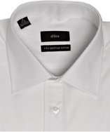 style #306347601 white herringbone pocket dress shirt