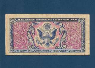 CURRENCY Series 481 MILITARY PAYMENT CERTIFICATE $.25 VFINE, Old Paper 