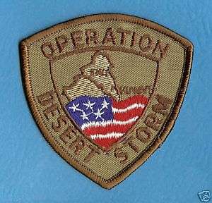 Operation Desert Storm Patch Crest  