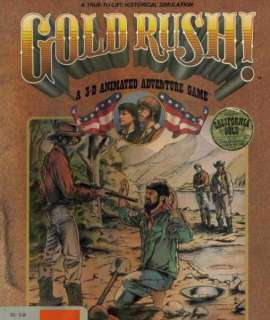 Gold Rush + Manual PC adventure game by Sierra BOX 3  