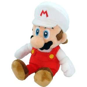  Super Mario Plush   8 Fire Mario Soft Stuffed Plush Toy 