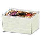 5x Trading Card Hinged Plastic Storage Boxes (Each Holds 100 cards)