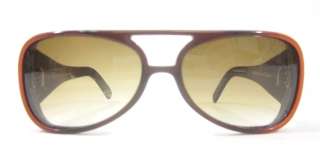 CATALINA Brown Orange Plastic Frame Sunglasses IN CASE  