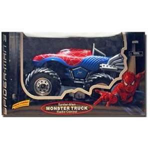   Spider Man 3: Spider Man Red Monster Truck Radio Control: Toys & Games