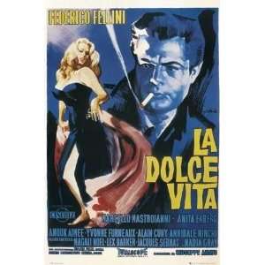 HUGE LAMINATED / ENCAPSULATED Iconic Film La Dolce Vita Colour POSTER 