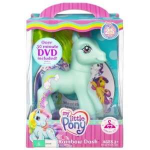    My Little Pony Rainbow Dash Pony Figure with DVD: Toys & Games