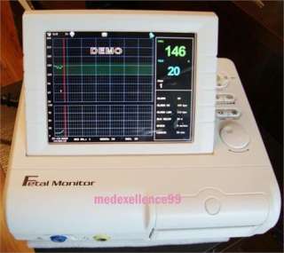 Fetal Monitor Patient Monitor FHR TOCO Fetal movement 8.4 inch screen 