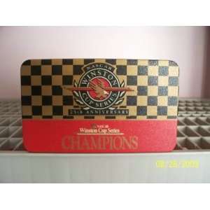  Nascar Winston Cup Champions Tin and 50 Book Matches. 25th 