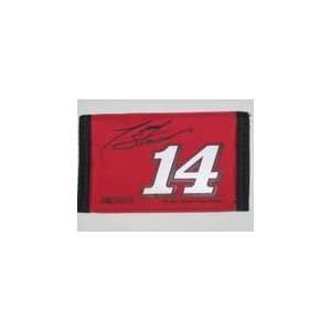  TONY STEWART #14 NASCAR Logo Tri Fold NYLON WALLET Sports 