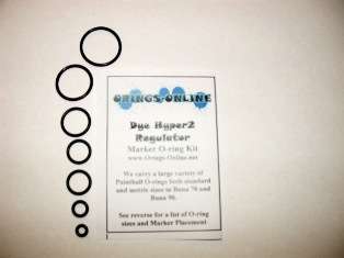 Dye Hyper2 Regulator O ring Oring Kit Paintball 4 kits  