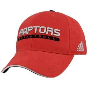    adidas Toronto Raptors Red Official Team Hat