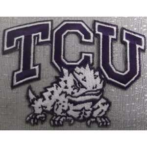  NCAA TCU Texas Christian Horned Frog Crest Symbol Embroidered PATCH 