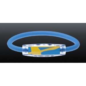  Sweden Magnetic Negative Ion Flag Wristband Sports 
