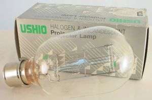 USHIO HALOGEN PROJECTOR PROJECTION LAMP 120V 1000W  