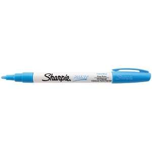  Sharpie Paint Pen (Oil Based)   Color: Aqua   Size: Fine 