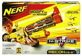 NEW Hasbro Nerf Recon Strike CS 6 Soft Dart Blaster Gun  
