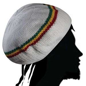 Rasta Dread Tam Cap Crown Reggae Marley Jamaica M/L  