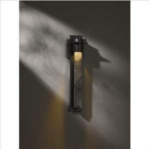   Outdoor Wall Sconce Finish Opaque Dark Smoke, Shade Color Seeded