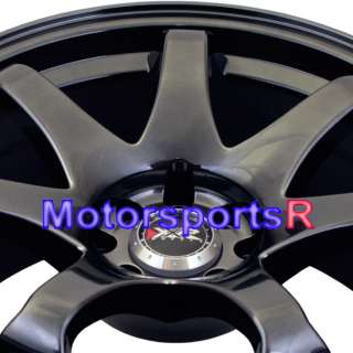   XXR 522 Chromium Black Rims Wheels Staggered Concave 4x100 BMW E30