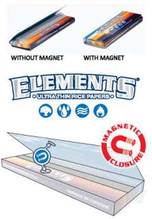 ELEMENTS 1.25 1 1/4 THIN RICE CIGARETTE ROLLING PAPERS  