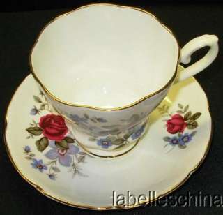 Made in England by Royal Grafton. The standard sized tea cup stands 3 