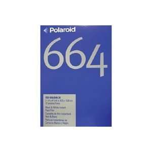 Polaroid 664 Polapan Pro 100 3.25 x 4.25 Instant Black & White Print 