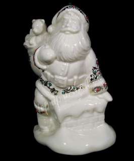 Lenox China Jewels 4th Annual Santas Claus Visit 1997 Minty  