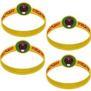  Power Rangers Wristbands 4ct Toys & Games