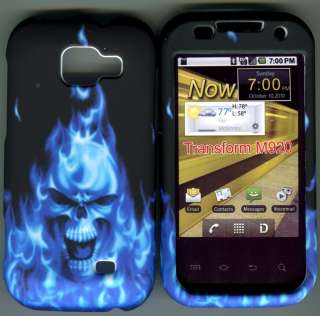  Cover Samsung Transform M920 Sprint Phone Hard Snap on Cover Skull 