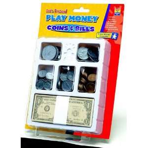   EDUCATIONAL INSIGHTS LETS PRETEND PLAY MONEY COINS & 