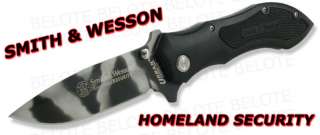 Smith & Wesson Urban Camo Folding Knife Plain CK2C NEW  