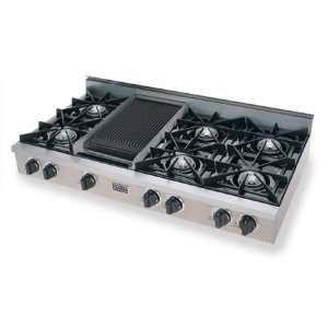  TTN 048 7 48 Pro Style Gas Rangetop with 6 Open Burners 
