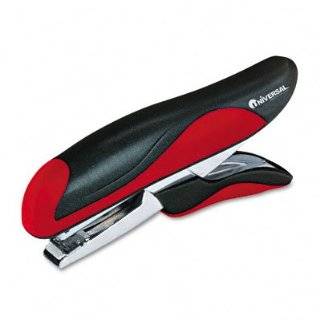 Universal Plier Stapler, 20 Sheet Capacity, Black/Red